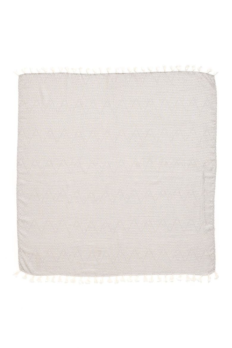 Textured Square Scarf, Alternate, color, GREY COMBO