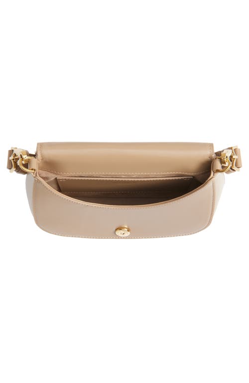 Saint Laurent Mini Voltaire Box Leather Top Handle Bag In Brown
