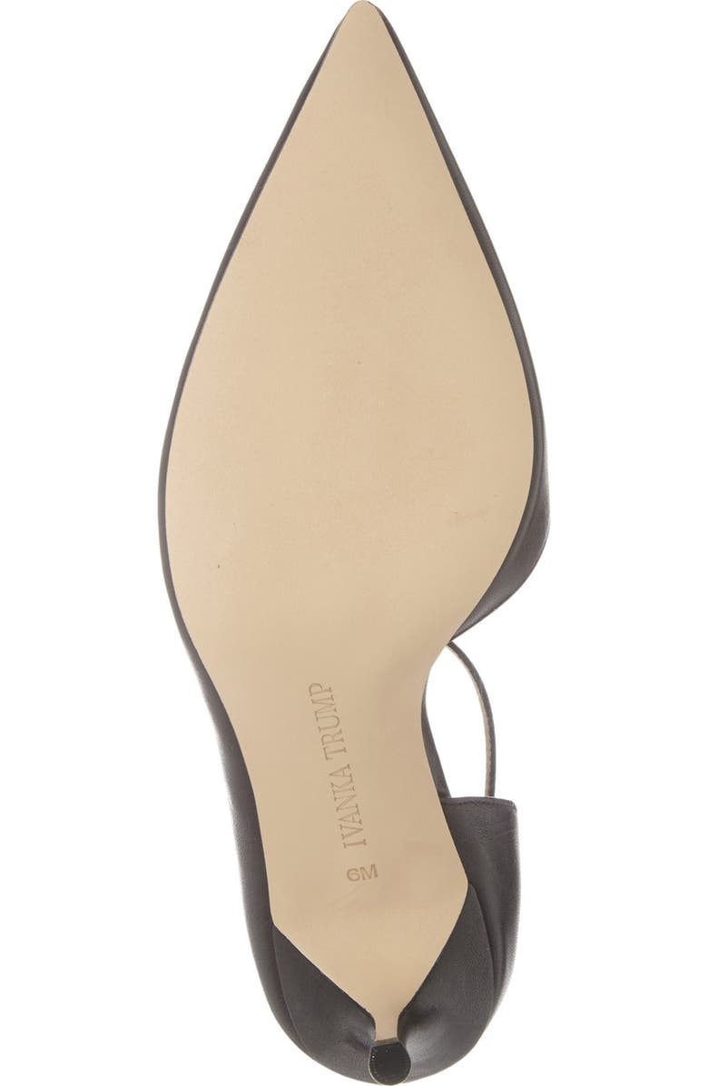 Ivanka Trump 'Brita' Ankle Strap Pointy Toe Pump, Alternate, color,