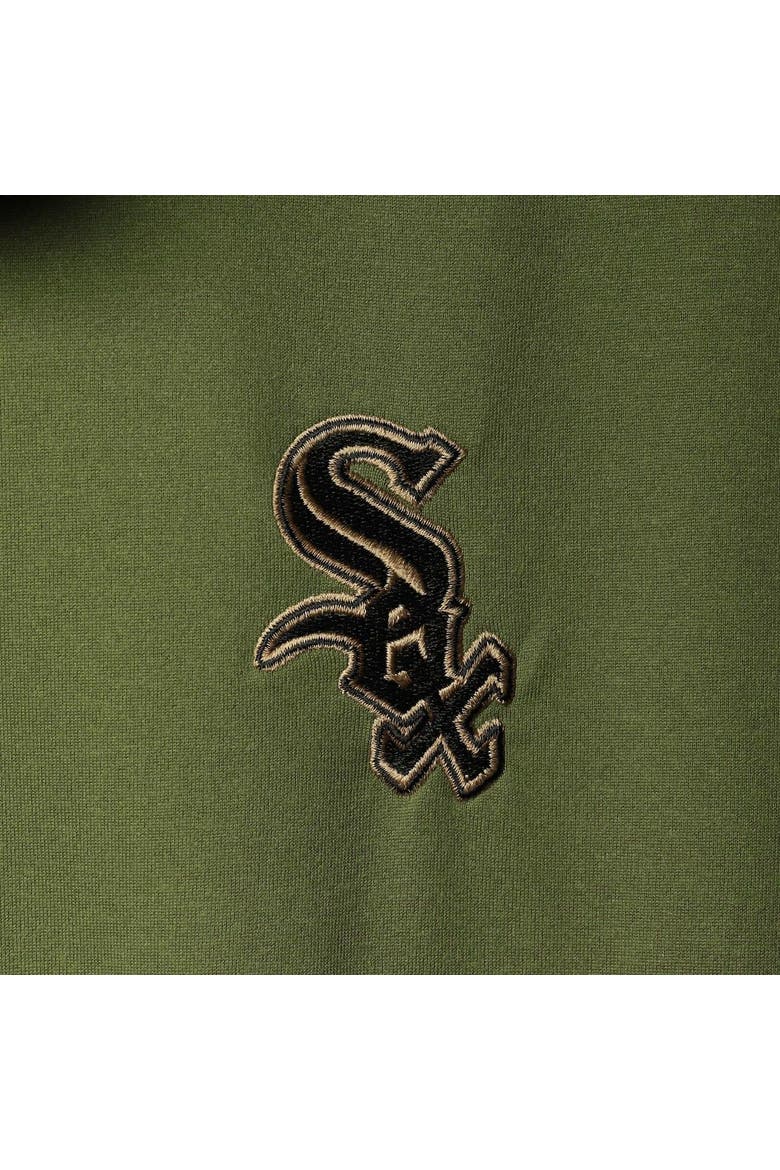 Men's Levelwear Olive Chicago White Sox Delta Sector Raglan Polo, Alternate, color, Olive