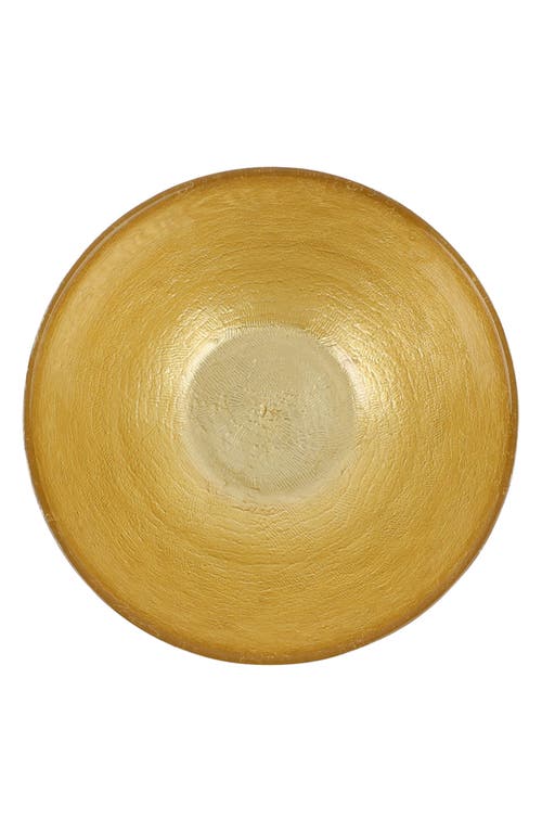 Vietri Moon Glass Small Deep Bowl In Gold