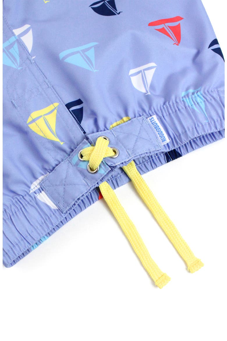 Long Sleeve Two-Piece Rashguard Swimsuit, Alternate, color, SAILBOAT MULTI