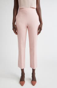 ST. JOHN Emma Mélange Stretch Twill Crop Pants