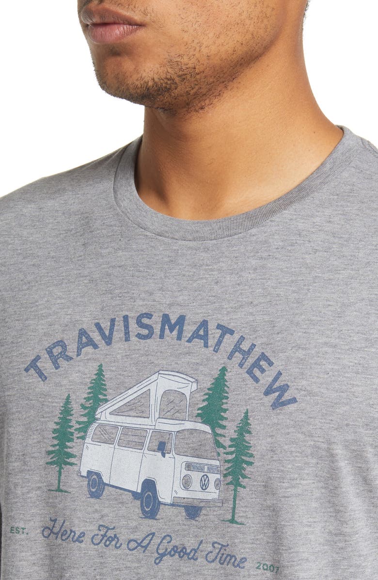 TravisMathew Men's Coal Walk Graphic Cotton Tee, Alternate, color, 