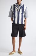 Jacquemus Marinière Stripe Sleeveless Hoodie