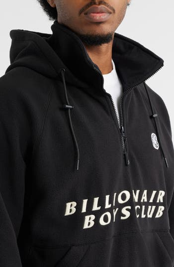 BB Windrunner Hooded Fleece Quarter Zip Pullover
