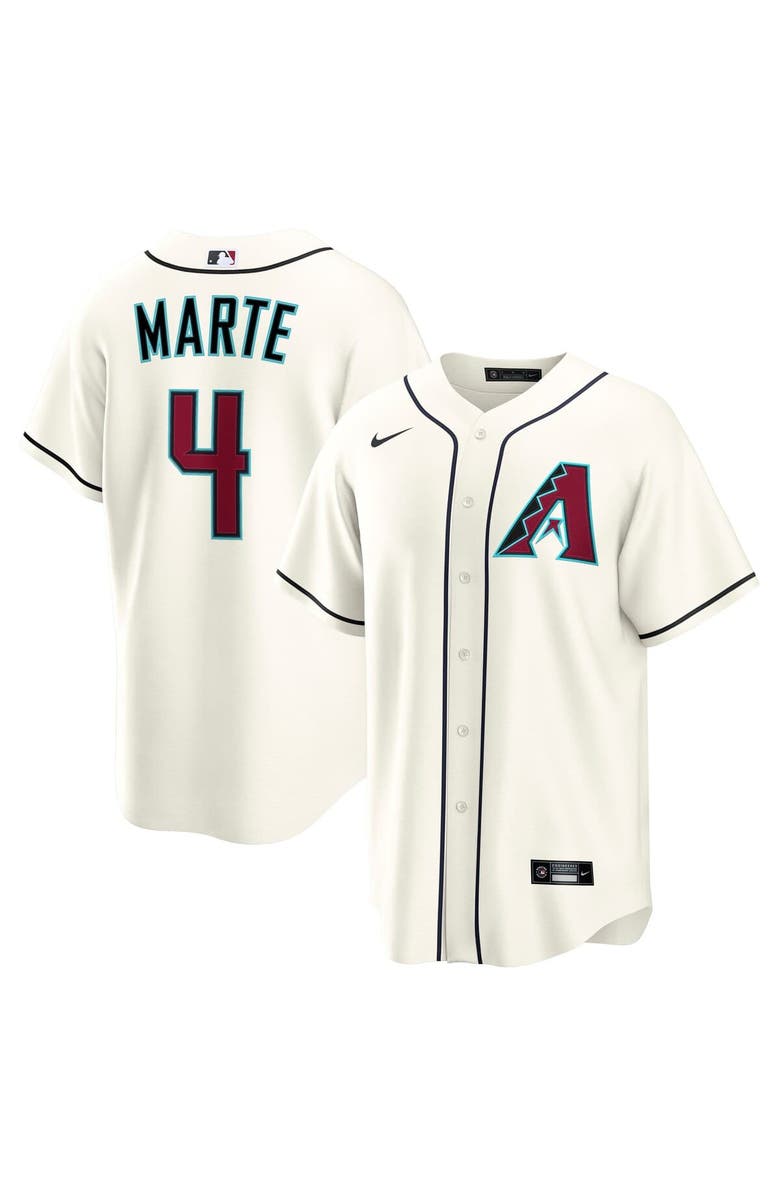Nike Men's Nike Ketel Marte Cream Arizona Diamondbacks Home Replica Jersey, Main, color, Cream