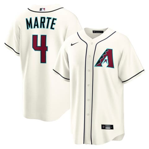 Men's Nike Ketel Marte Cream Arizona Diamondbacks Home Replica Jersey
