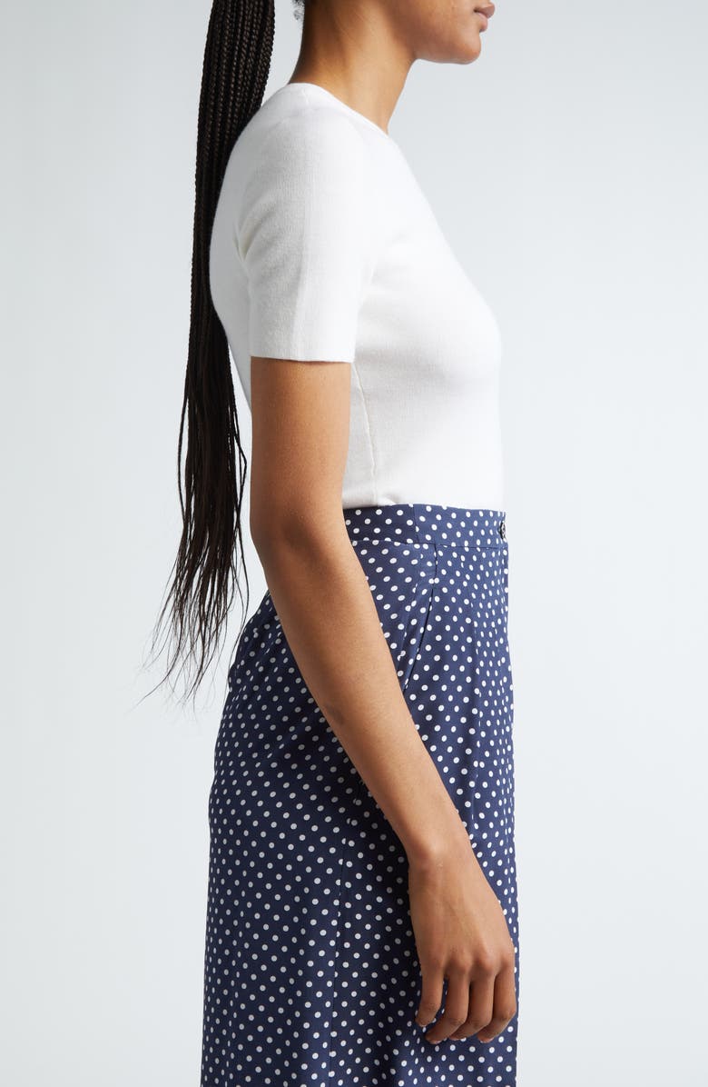 Michael Kors Collection Crewneck Cashmere T-Shirt Sweater, Alternate, color,