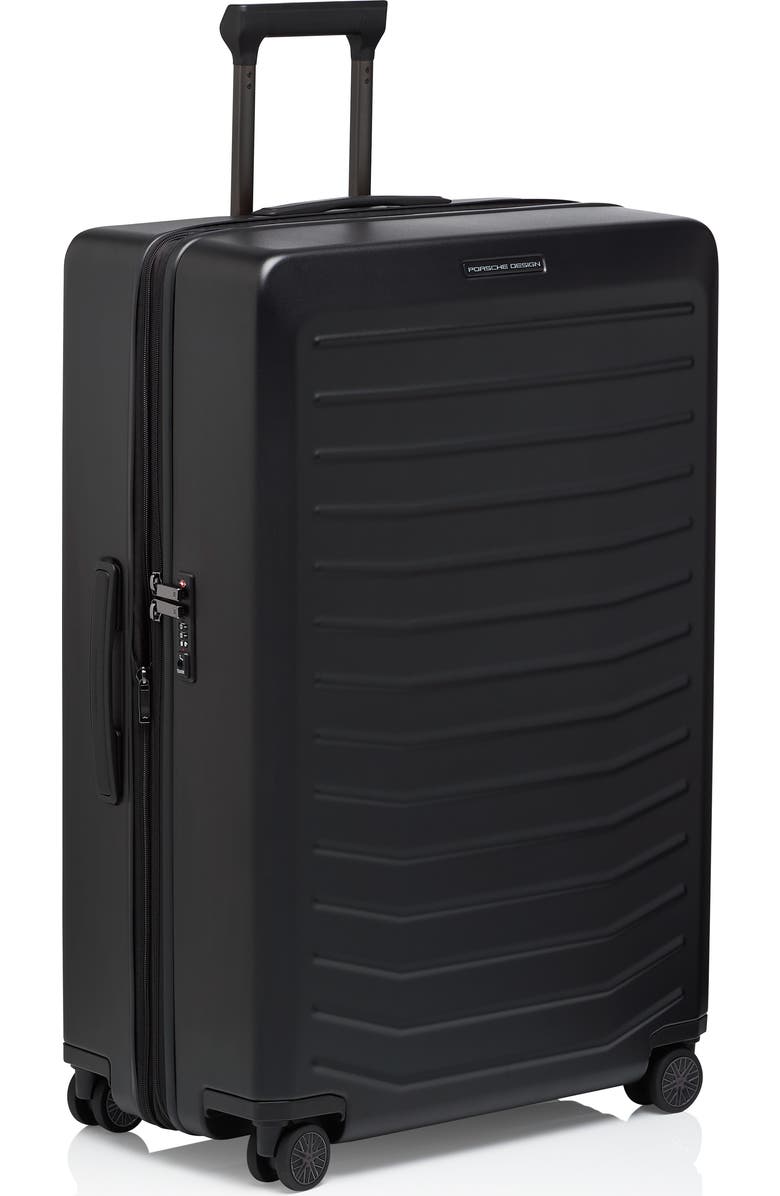 Porsche Design Roadster Expandable 32-Inch Spinner Suitcase, Alternate, color, Matte Black
