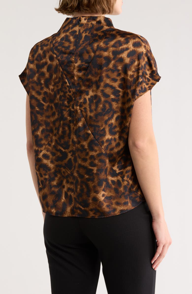 DKNY Cowl Neck Top, Alternate, color, Truffle