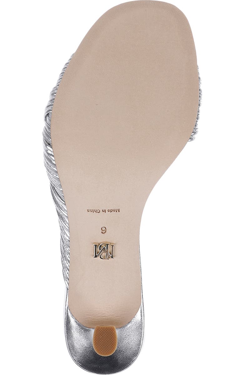 Badgley Mischka Collection Winta Slide Sandal, Alternate, color, Silver Metallic