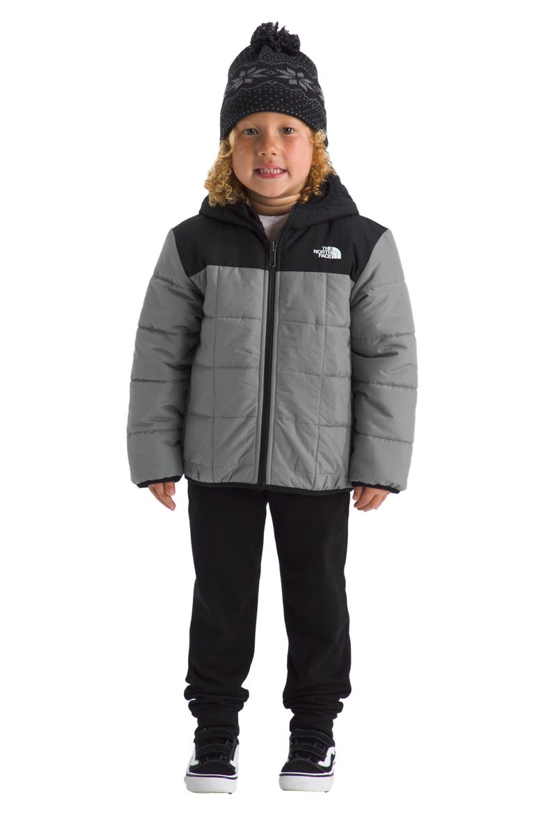 Kids' Shasta Water Repellent Reversible Hooded Jacket, Alternate, color, SMOKED PEARL