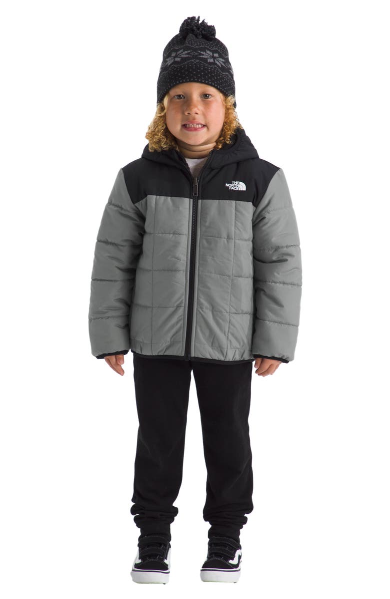 The North Face Kids' Shasta Water Repellent Reversible Hooded Jacket, Alternate, color, Smoked Pearl