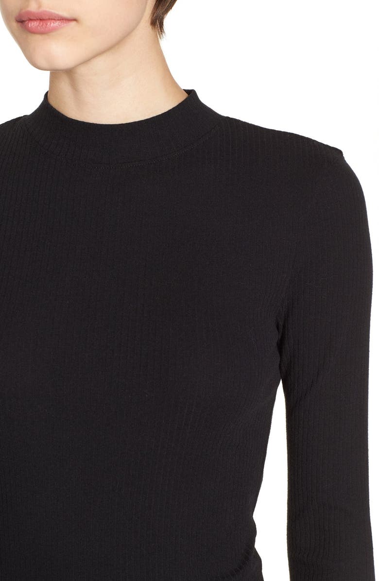 BP. Rib Knit Mock Neck Tee, Alternate, color, 