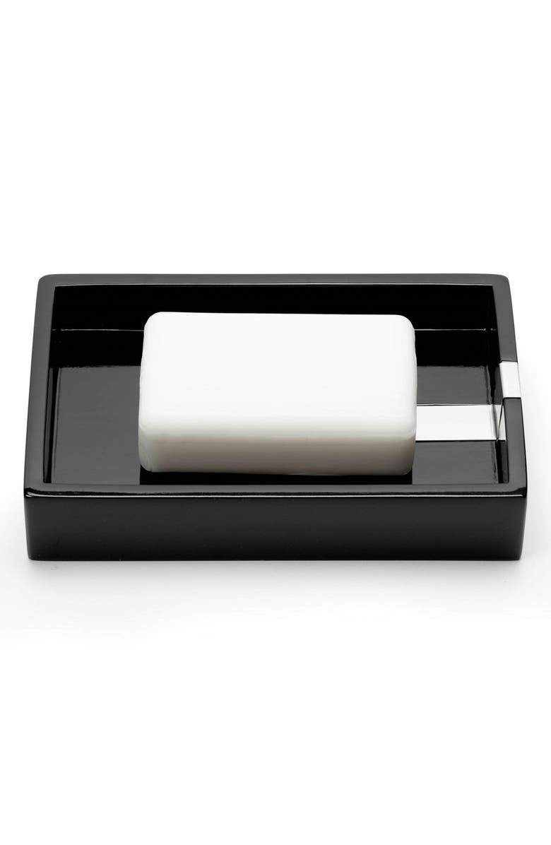 ROSELLI TRADING COMPANY Houston Street Soap Dish, Alternate, color, Black