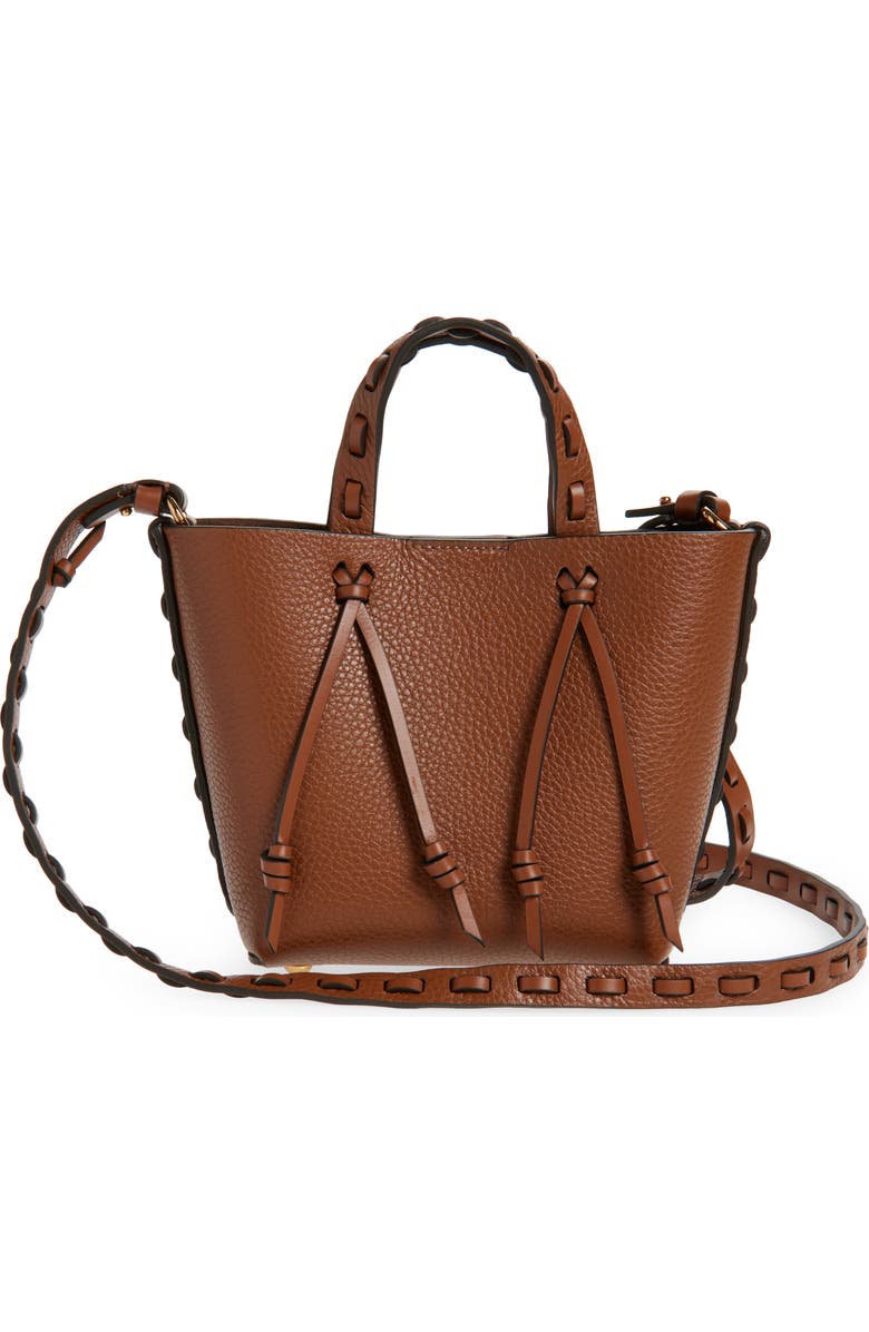 Etro Shopping Essential Leather Tote, Alternate, color, M1384 Burnt