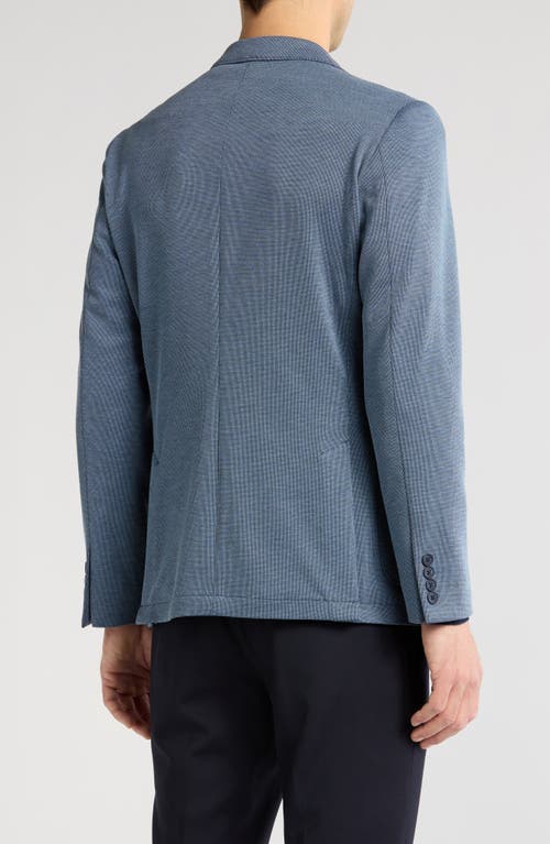 Nordstrom Rack Soft Knit Sport Coat In Navy Tuscan Texture