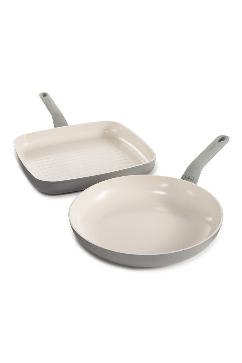 Leo Balance Fry & Grill Pan Set, Main, color, MOON MIST