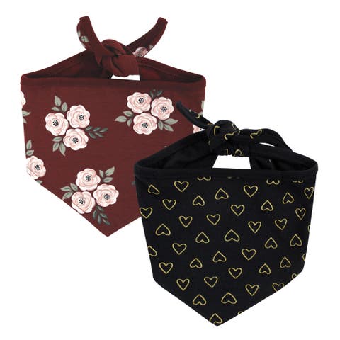 Reversible Pet Dog and Cat Bandana Bibs 2pk