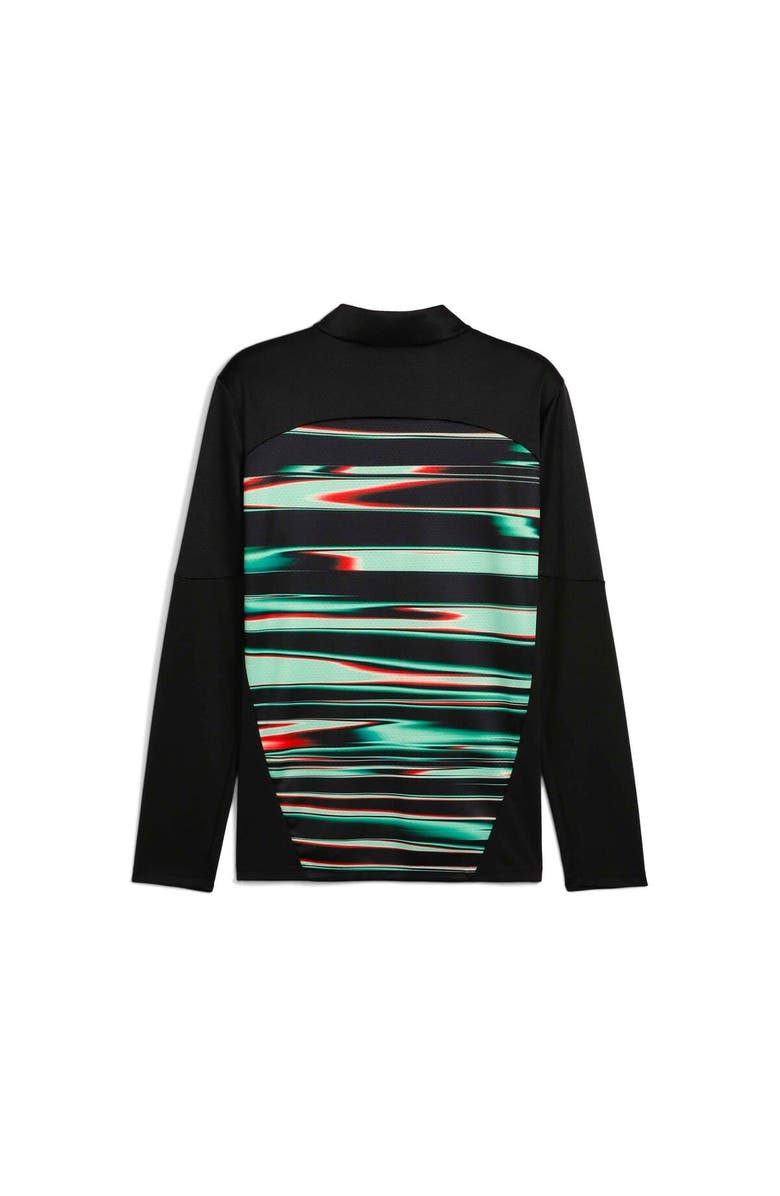 PUMA Men's Puma  Black Portugal National Team 2025 Pre-Match Quarter-Zip Top, Alternate, color, 