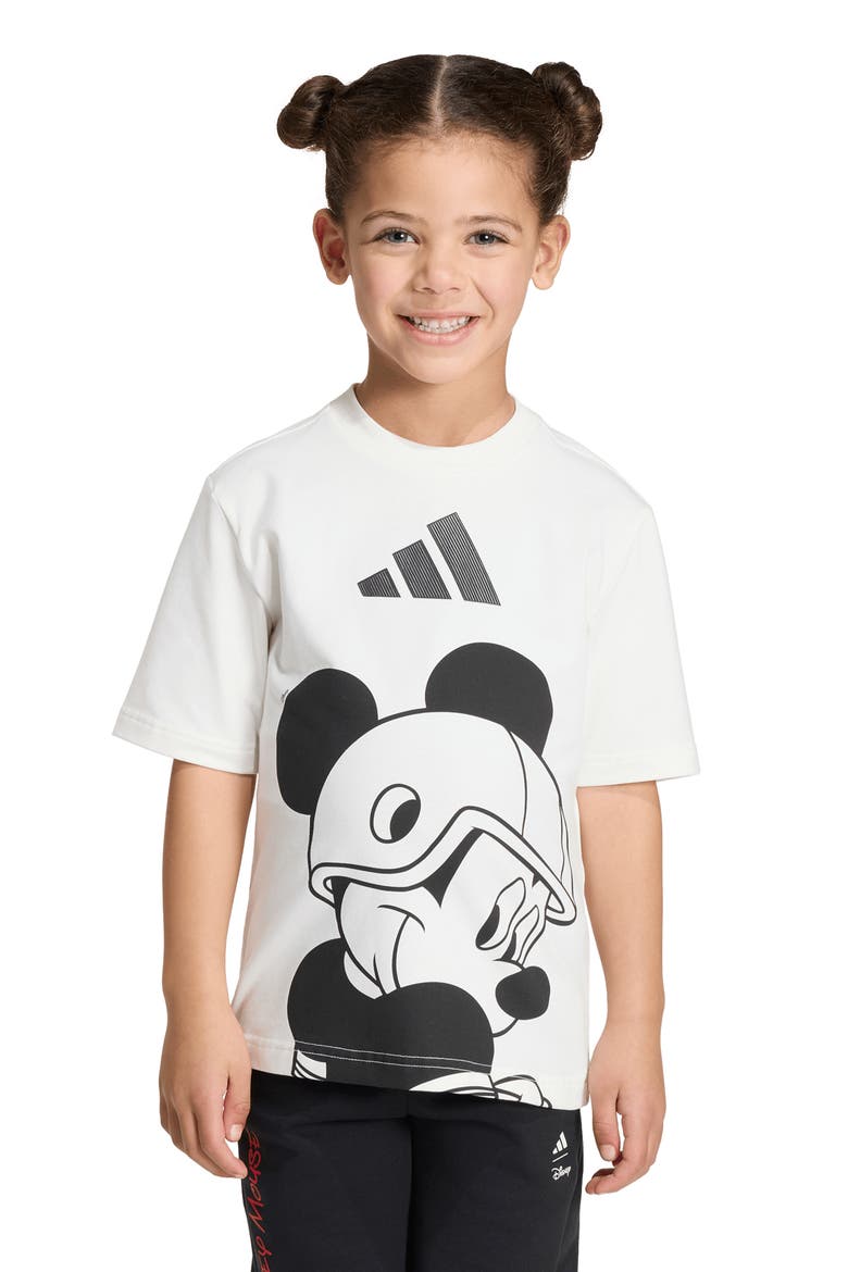 x Disney Kids' Mickey Mouse Graphic T-Shirt, Alternate, color, OFF WHITE/ BLACK