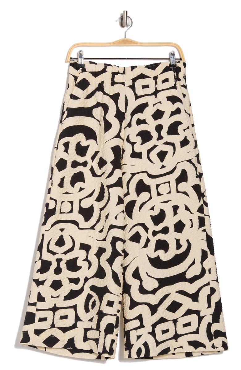 Adrianna Papell Crinkle Wide Leg Pants, Alternate, color, 