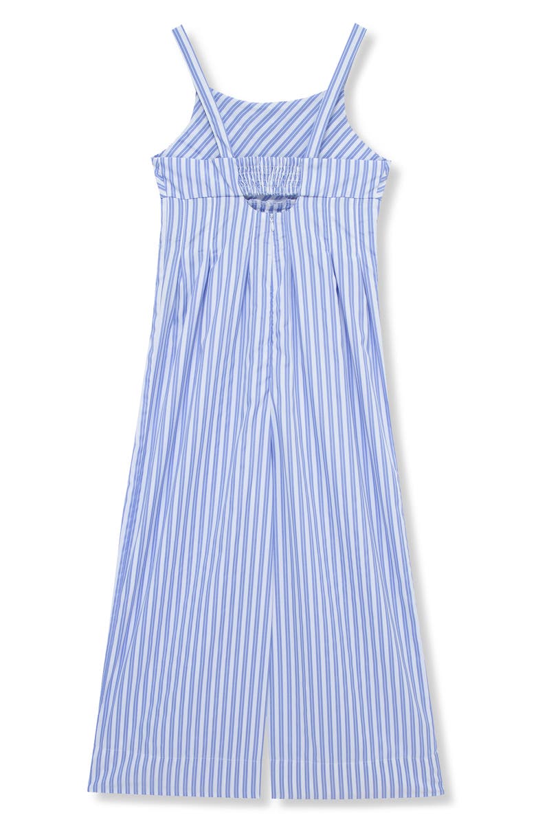 Habitual Kids Kids' Stripe Wide Leg Jumpsuit, Alternate, color, 