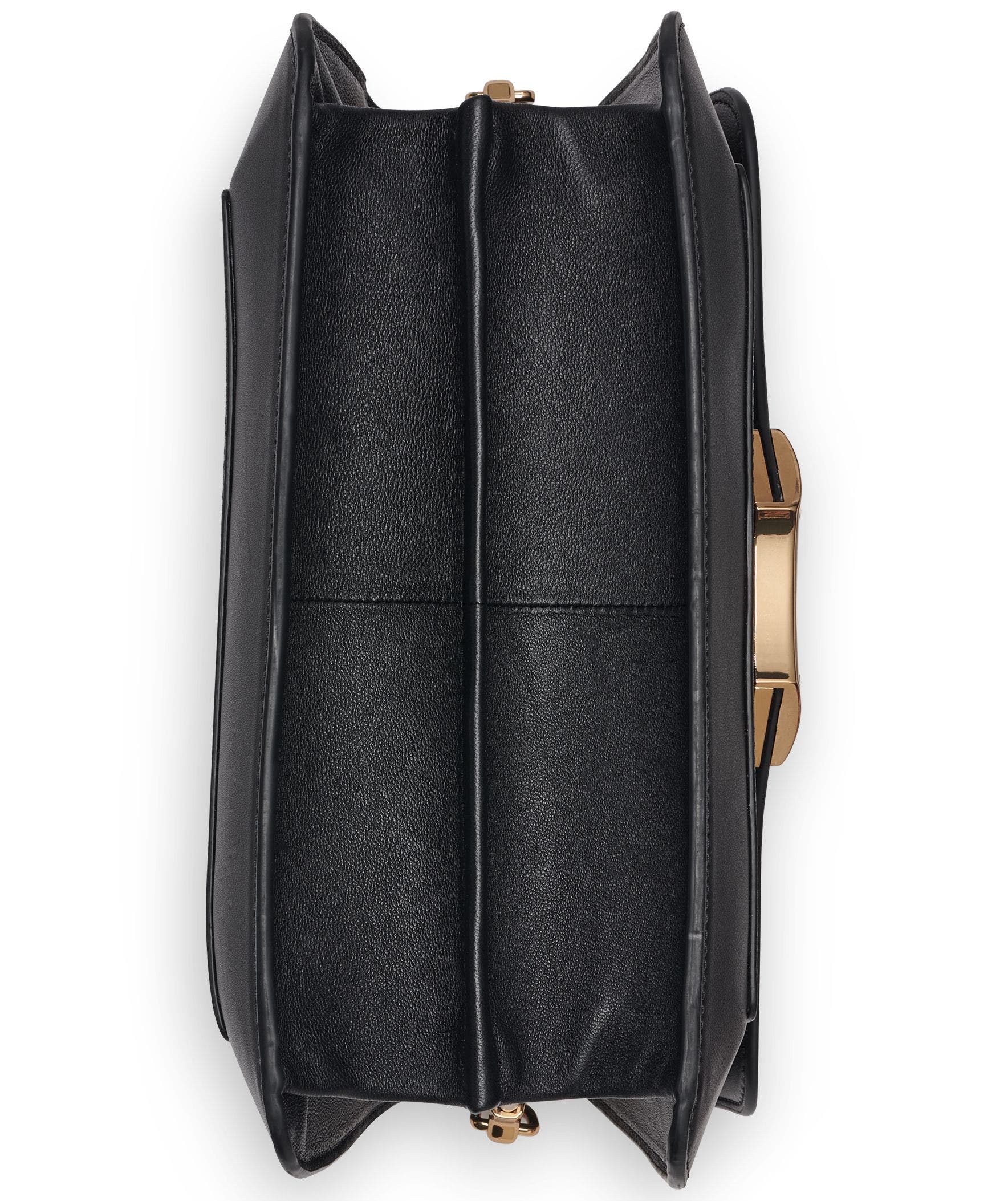 KARL LAGERFELD PARIS Madelyn Shoulder, Alternate, color, Black/Gold