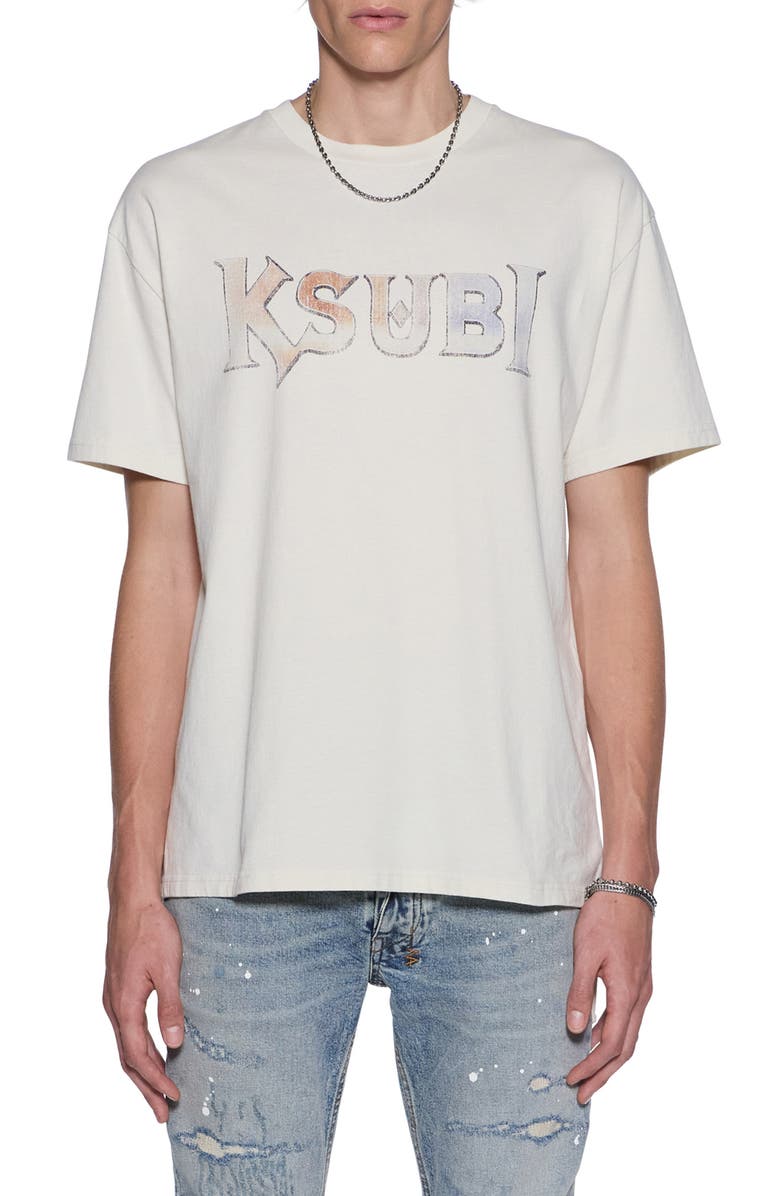 Ksubi Death Snake Biggie Graphic T-Shirt, Main, color, White