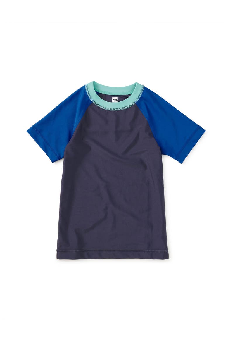 Short Sleeve Rash Guard, Main, color, Indigo