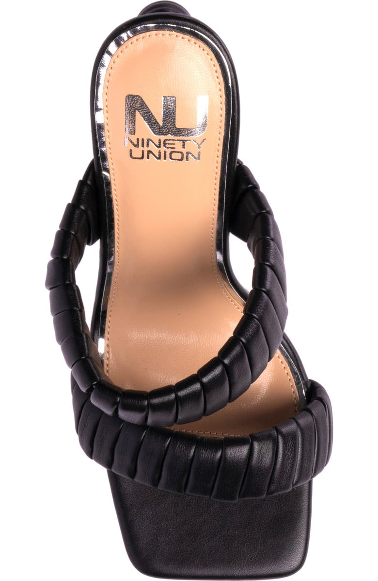 NINETY UNION Ash Heeled Sandal, Alternate, color, Black