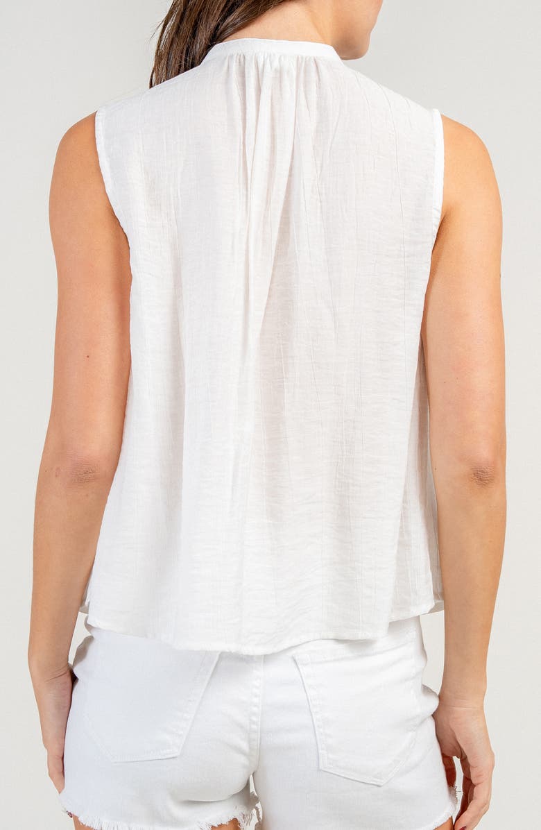 Beivy Pintuck Swing Tank, Alternate, color, White