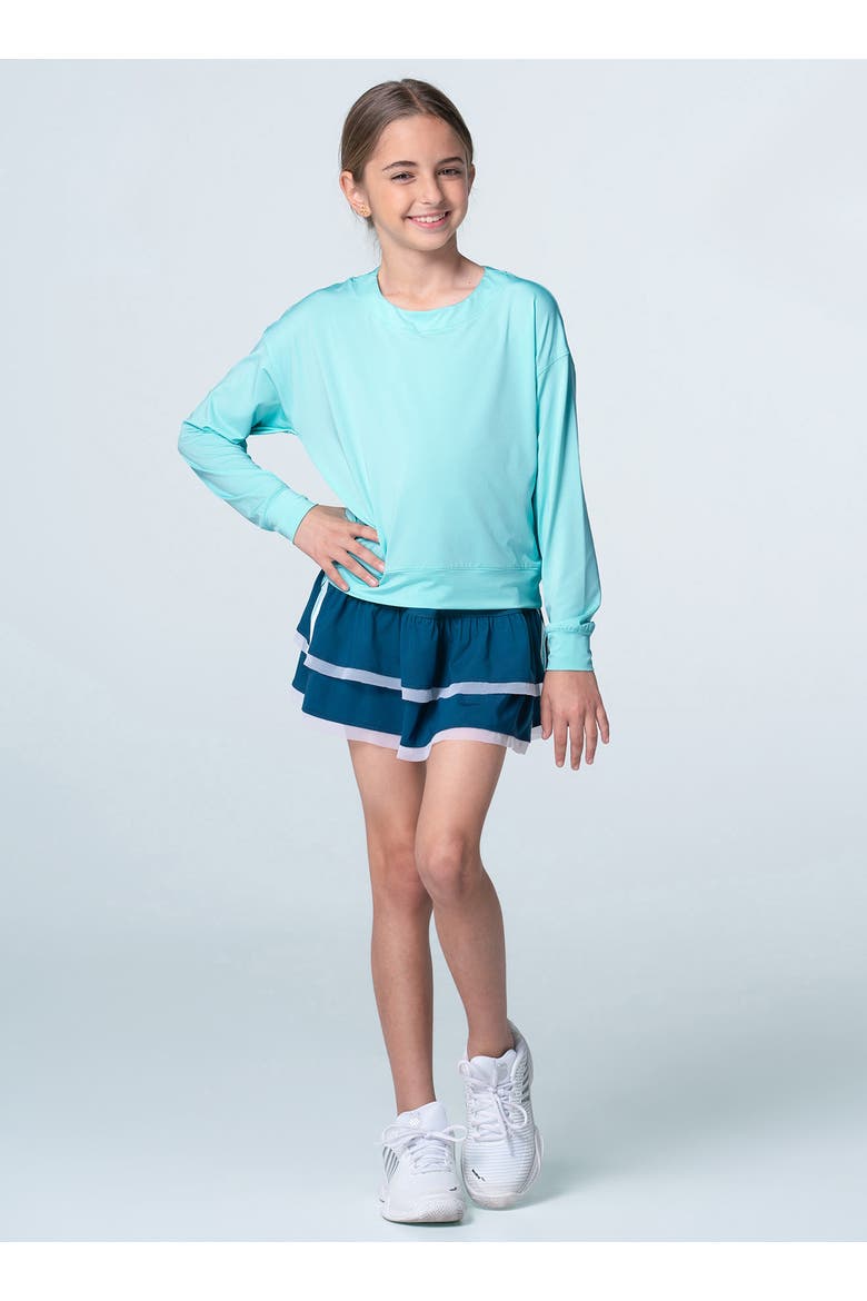 Hype Long Sleeve, Alternate, color, Capri