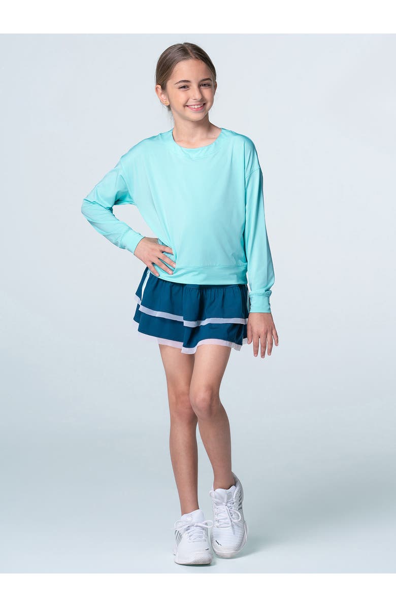 Lucky in Love Hype Long Sleeve, Alternate, color, Capri