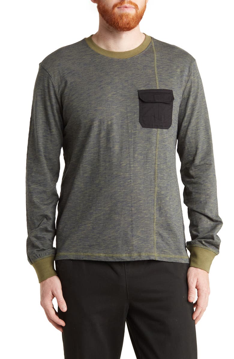 Sovereign Code Wallace Long Sleeve Pocket T-Shirt, Main, color, 