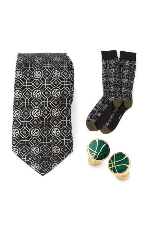 Doctor Strange Silk Tie, Crew Socks & Cuff Links Set