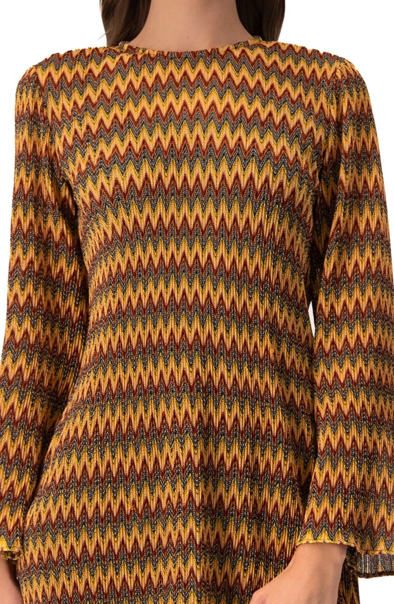 IVONNE Short Knit Dress with Headband, Alternate, color, Multicolor