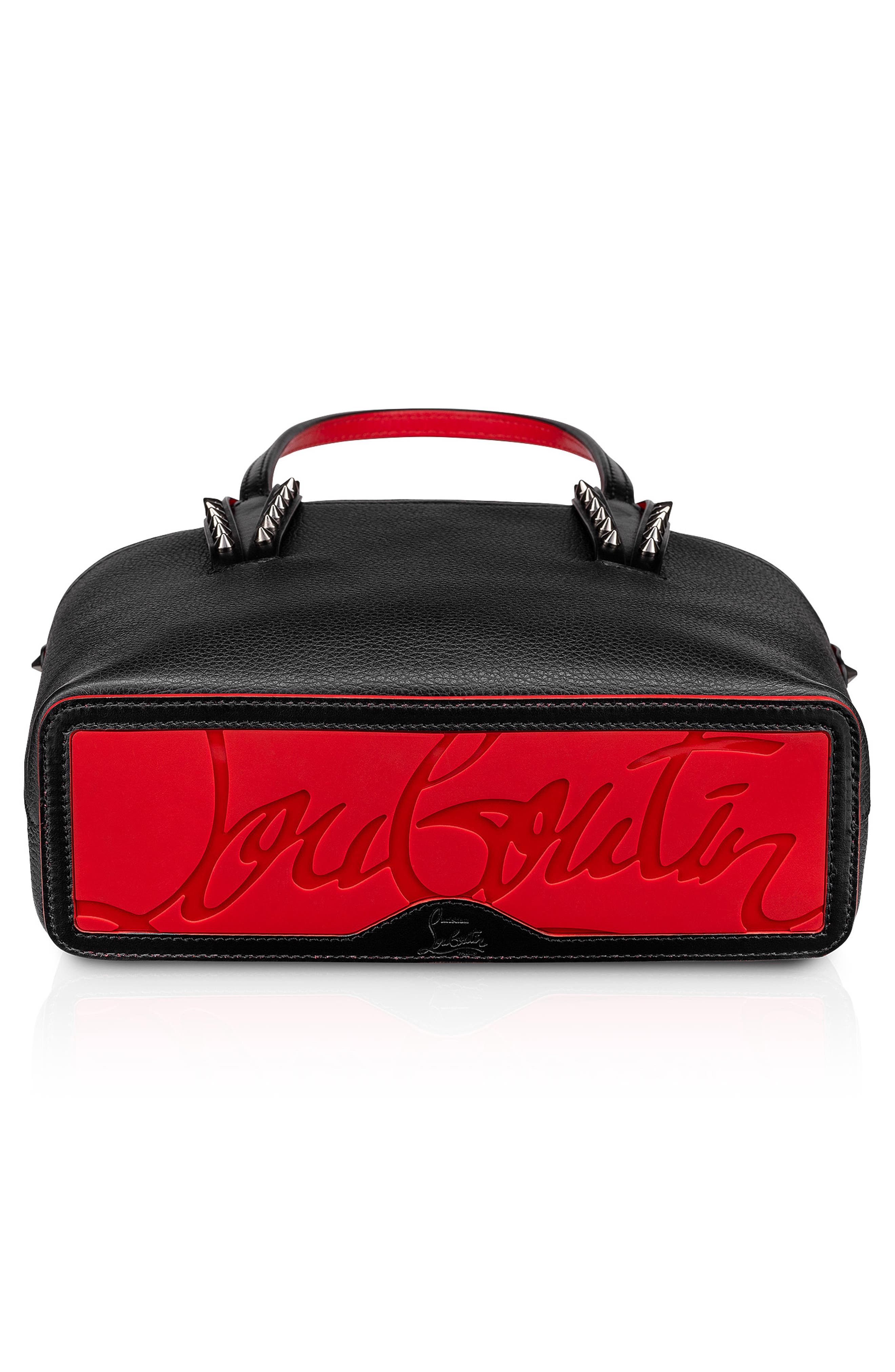 Christian Louboutin Mini Cabata Empire Calfskin Tote, Alternate, color, 