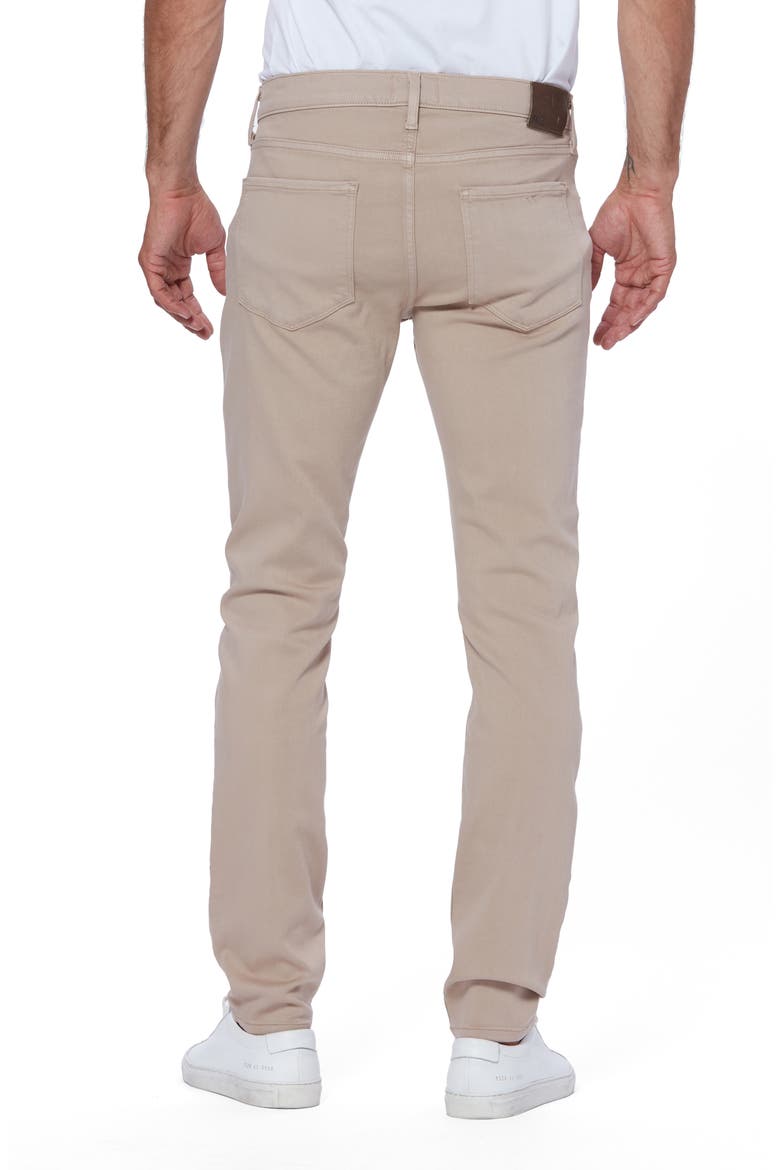 Transcend Lennox Slim Fit Twill Pants, Alternate, color, TOASTED ALMOND