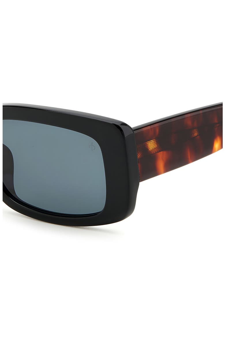 52mm Rectangular Sunglasses, Alternate, color, BLACK/ GREY