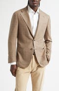 Thom Sweeney Unstructured Single Breasted Plaid Cashmere Sport Coat