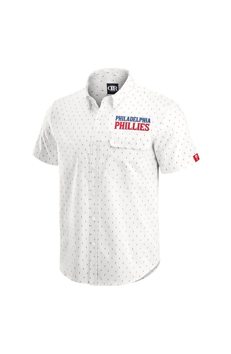 Darius Rucker Collection by Fanatics Men's Darius Rucker Collection by Fanatics Cream Philadelphia Phillies Printed Button-Down Shirt, Alternate, color, Cream