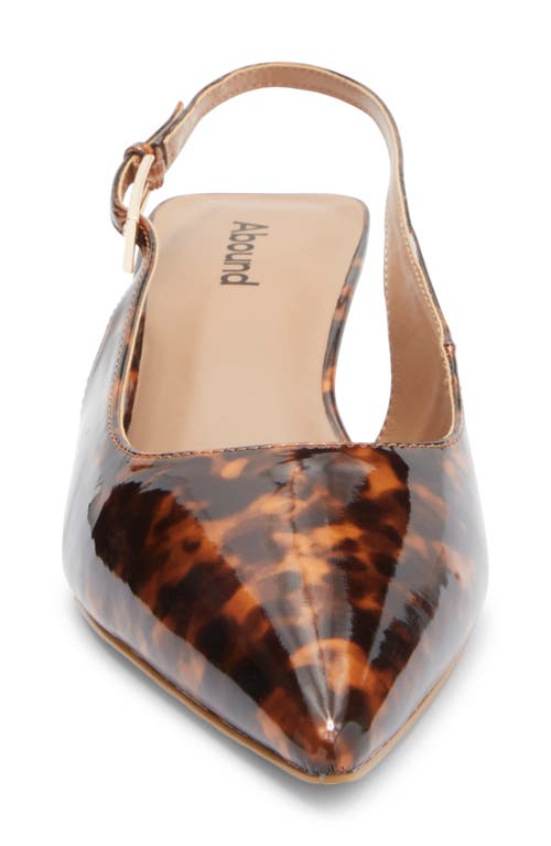 Abound Lidia Slingback Kitten Heel Pump In Brown