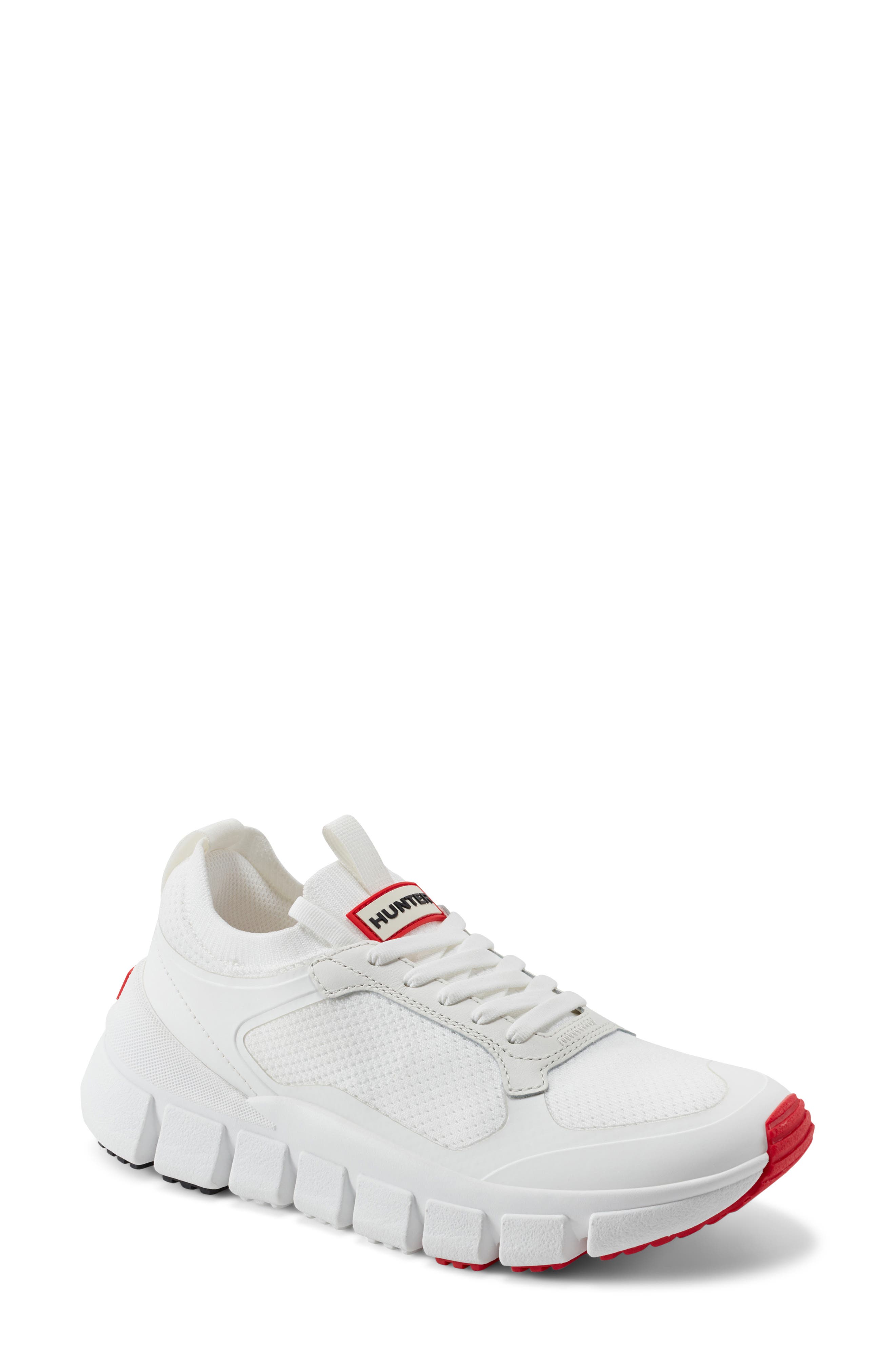 Hunter Irena Sneaker, Main, color, White