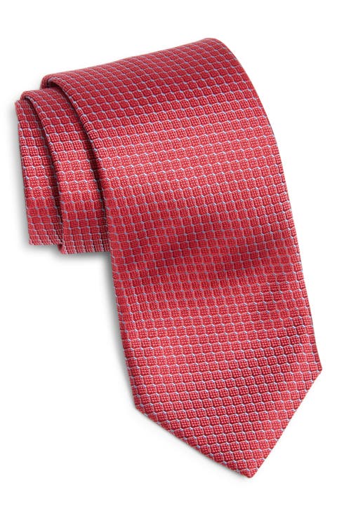 Geometric Silk Tie
