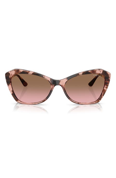 56mm Cat Eye Sunglasses