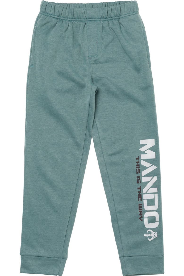 Fleece Hoodie and Pants Set, Alternate, color, Mandalorian Grey