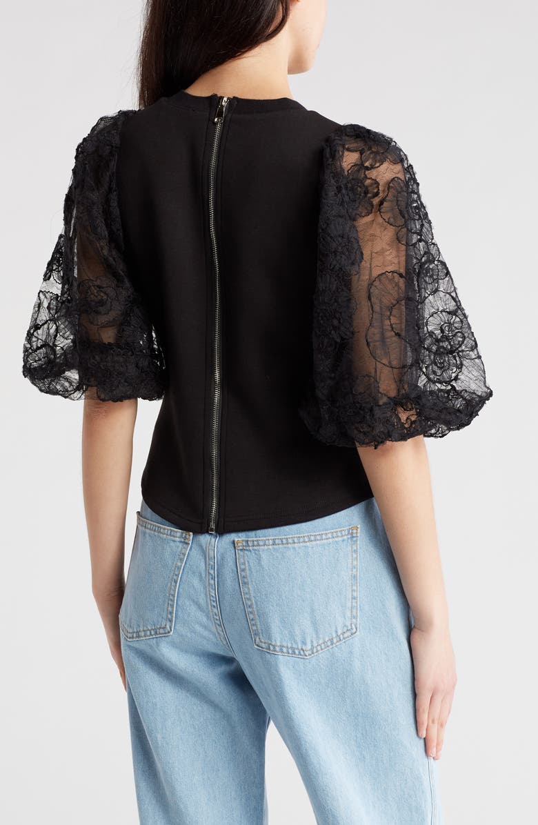 GRACIA Puff Sleeve Top, Alternate, color,