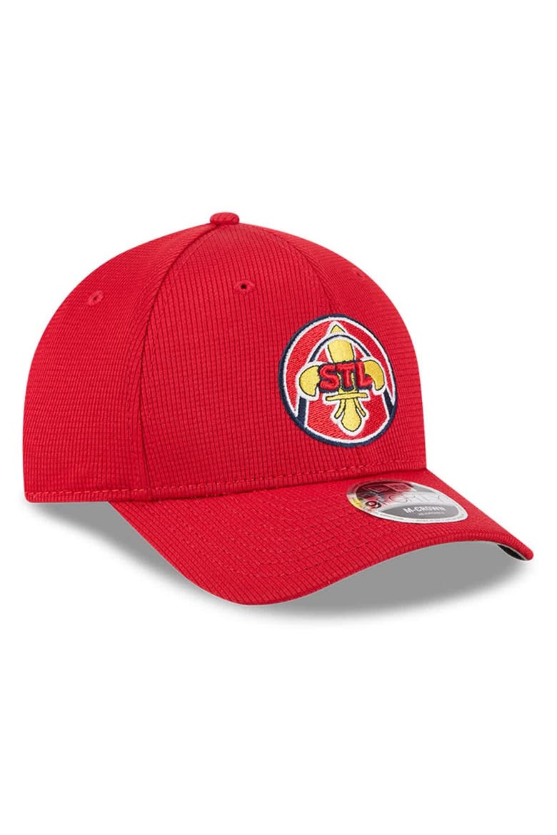 Men's New Era Red St. Louis Cardinals City Connect Batting Practice 9FORTY M-Crown Adjustable Hat, Alternate, color, Red